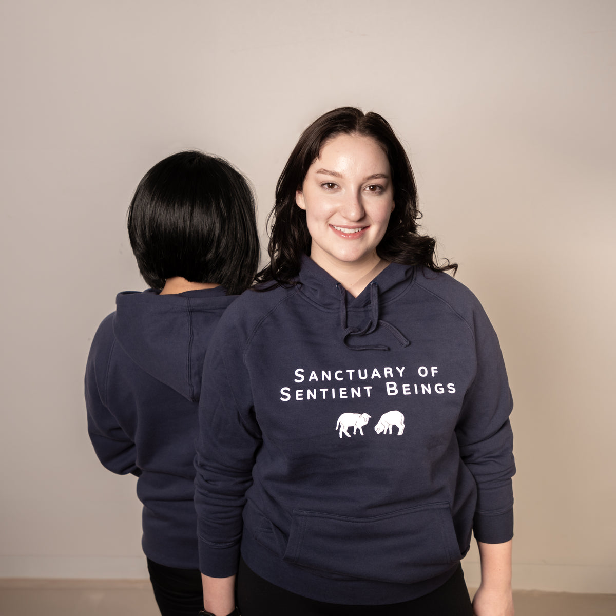 Sosb Unisex Hoodie Midnight Blue – Sanctuary Of Sentient Beings