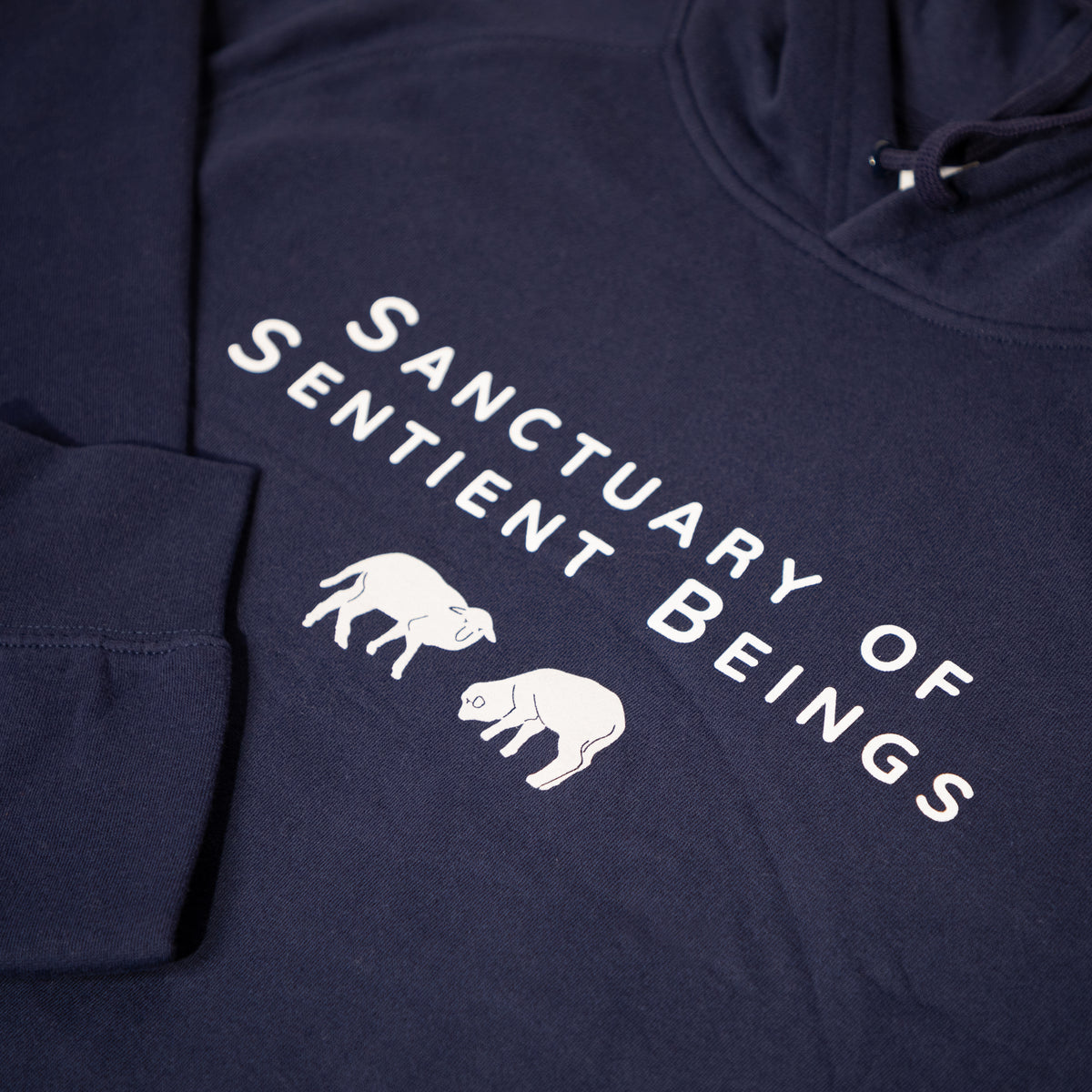 Sosb Unisex Hoodie Midnight Blue – Sanctuary Of Sentient Beings