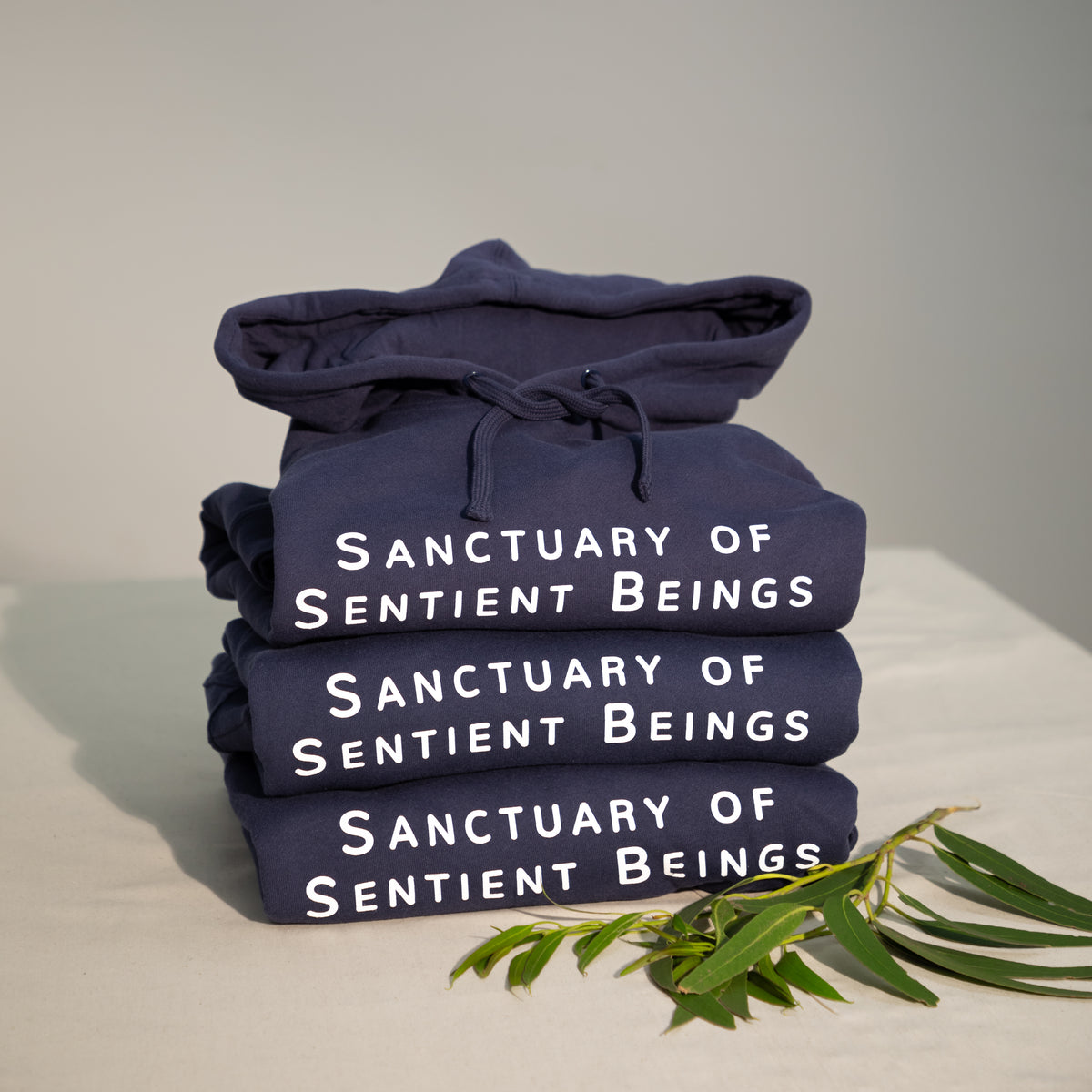 Sosb Unisex Hoodie Midnight Blue – Sanctuary Of Sentient Beings